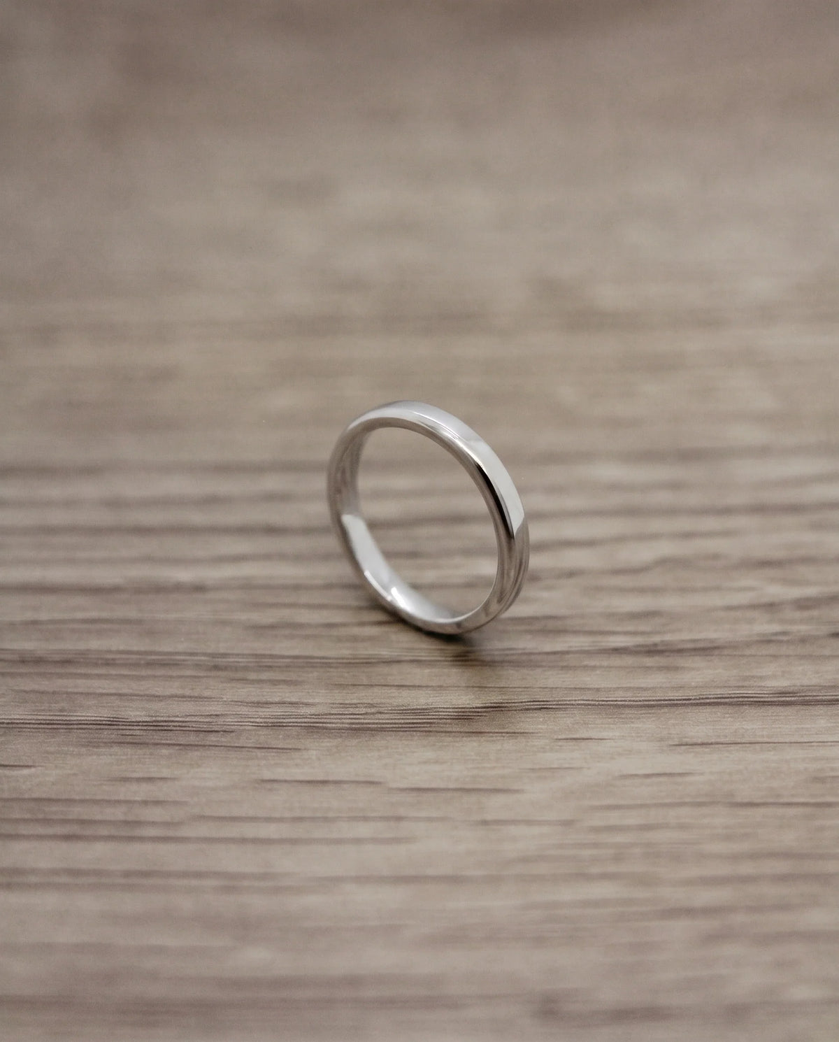CB Design Smooth slät vigselring 2,5 mm i platina