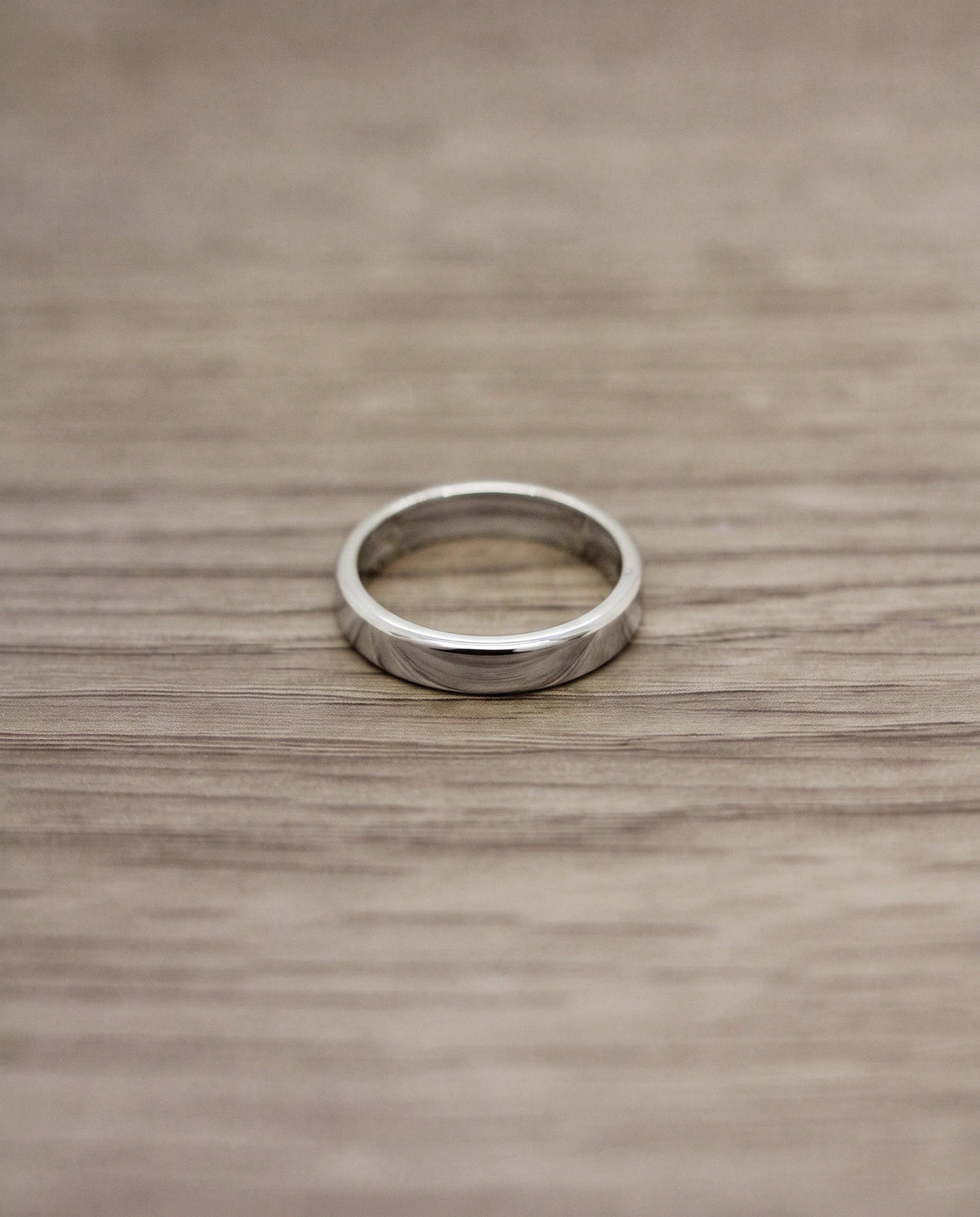 CB Design Smooth slät vigselring 3,5 mm i platina