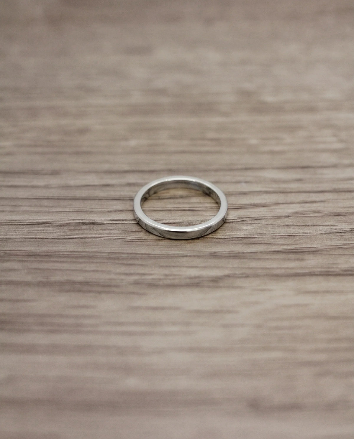 CB Design Smooth slät vigselring 2,5 mm i platina